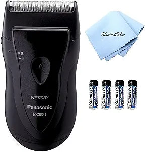 Panasonic ES 3831 K Men's Electric Razor Bundle for Smooth Shaving
