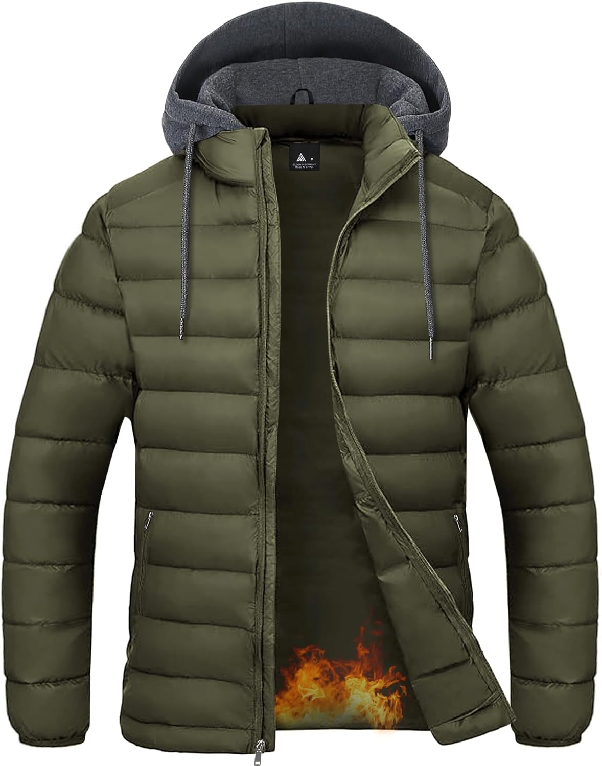 Lightweight Puffer Jacket for Men - Warm & Water-Resistant