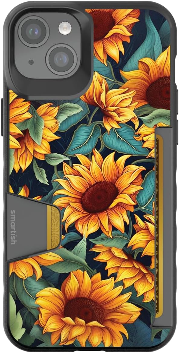 Smartish Sunflower Power iPhone 15 Plus Wallet Case Review