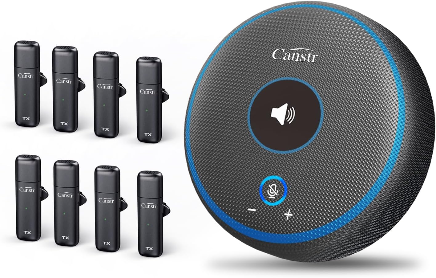 Premium Conference Speaker with 8 Wireless Mics