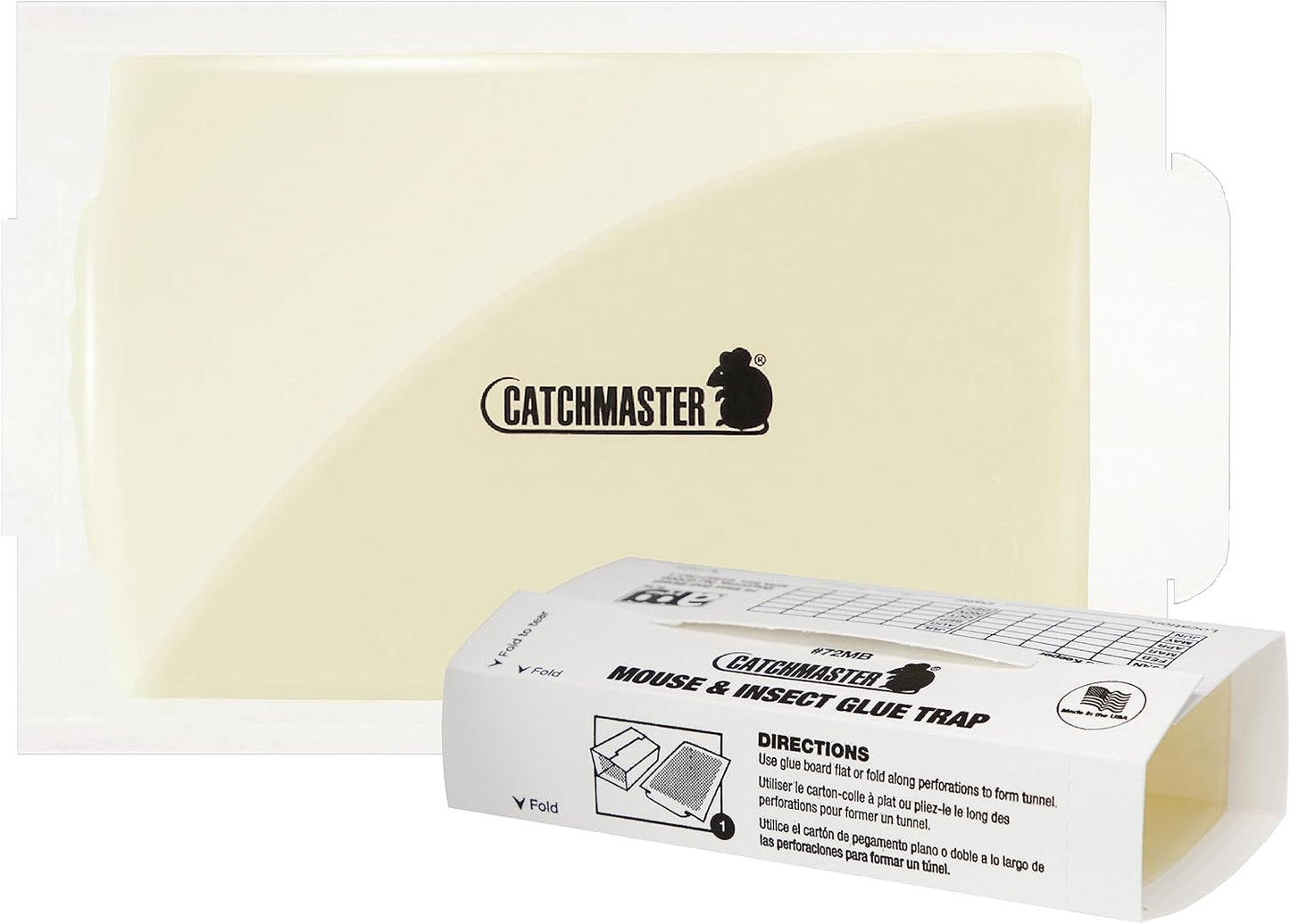Catchmaster 30PK Mouse & Insect Glue Traps: Extra Strength Indoor Pest Control