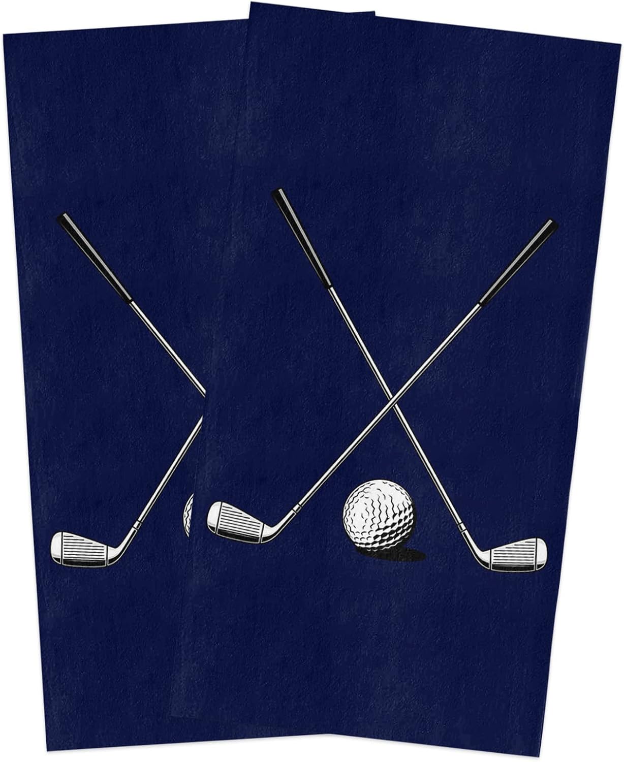 Golf Themed Microfiber Towel Set - Fast Drying Kitchen Towels