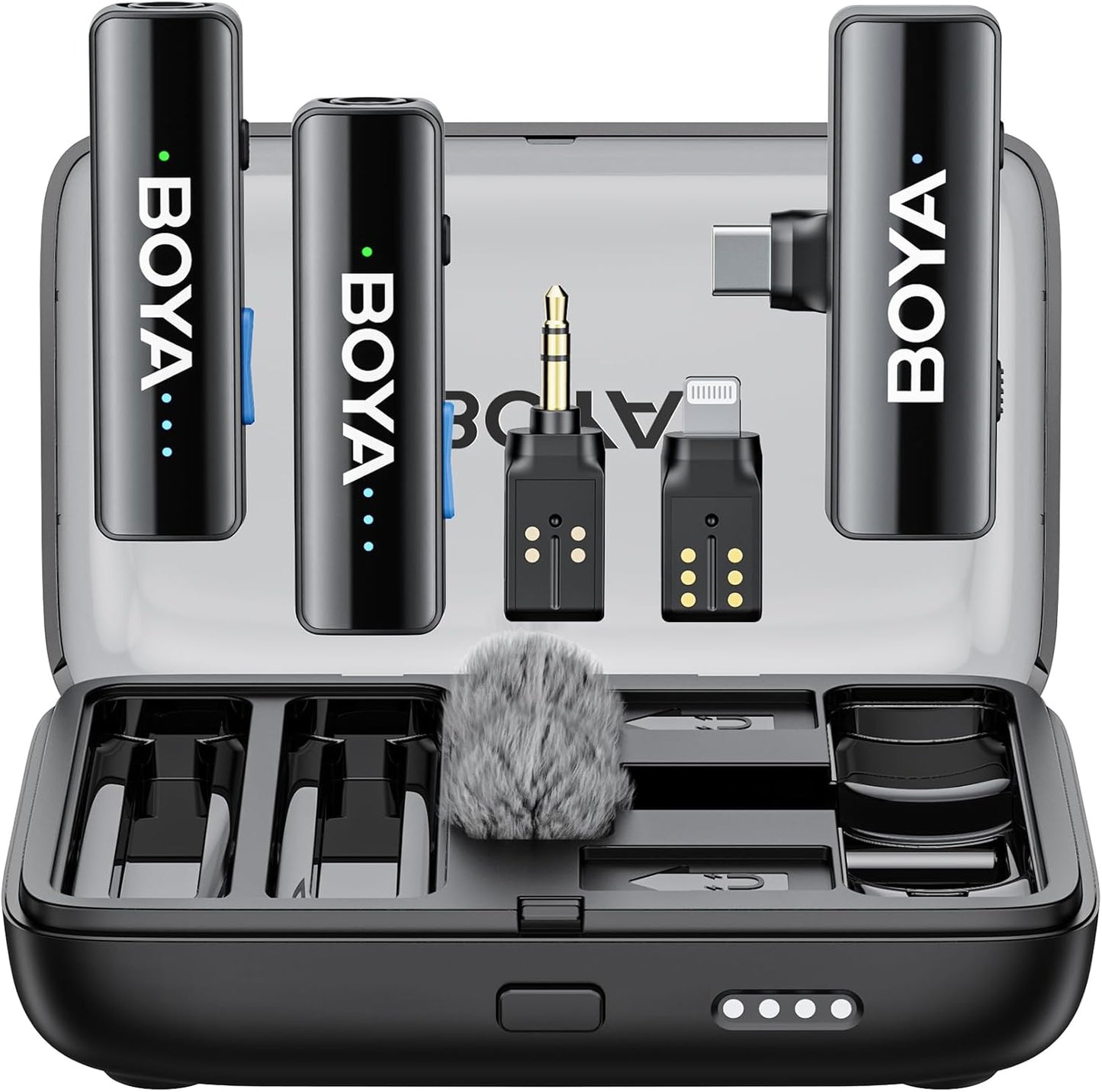BOYALINK 2 Wireless Lavalier Microphone for iPhone and Android