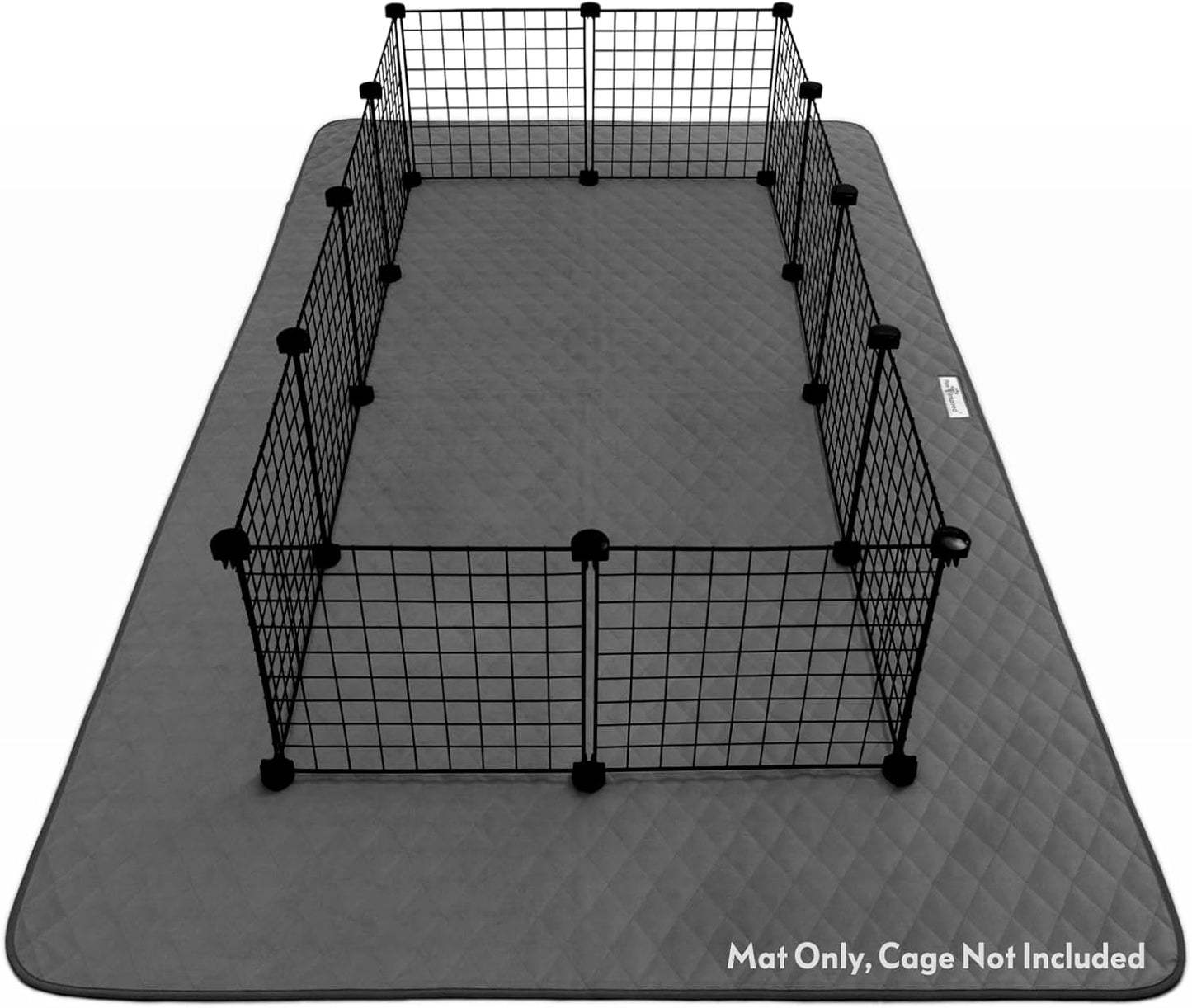 Paw Inspired 80x50 Inch Playpen Mat for Dogs and Small Pets