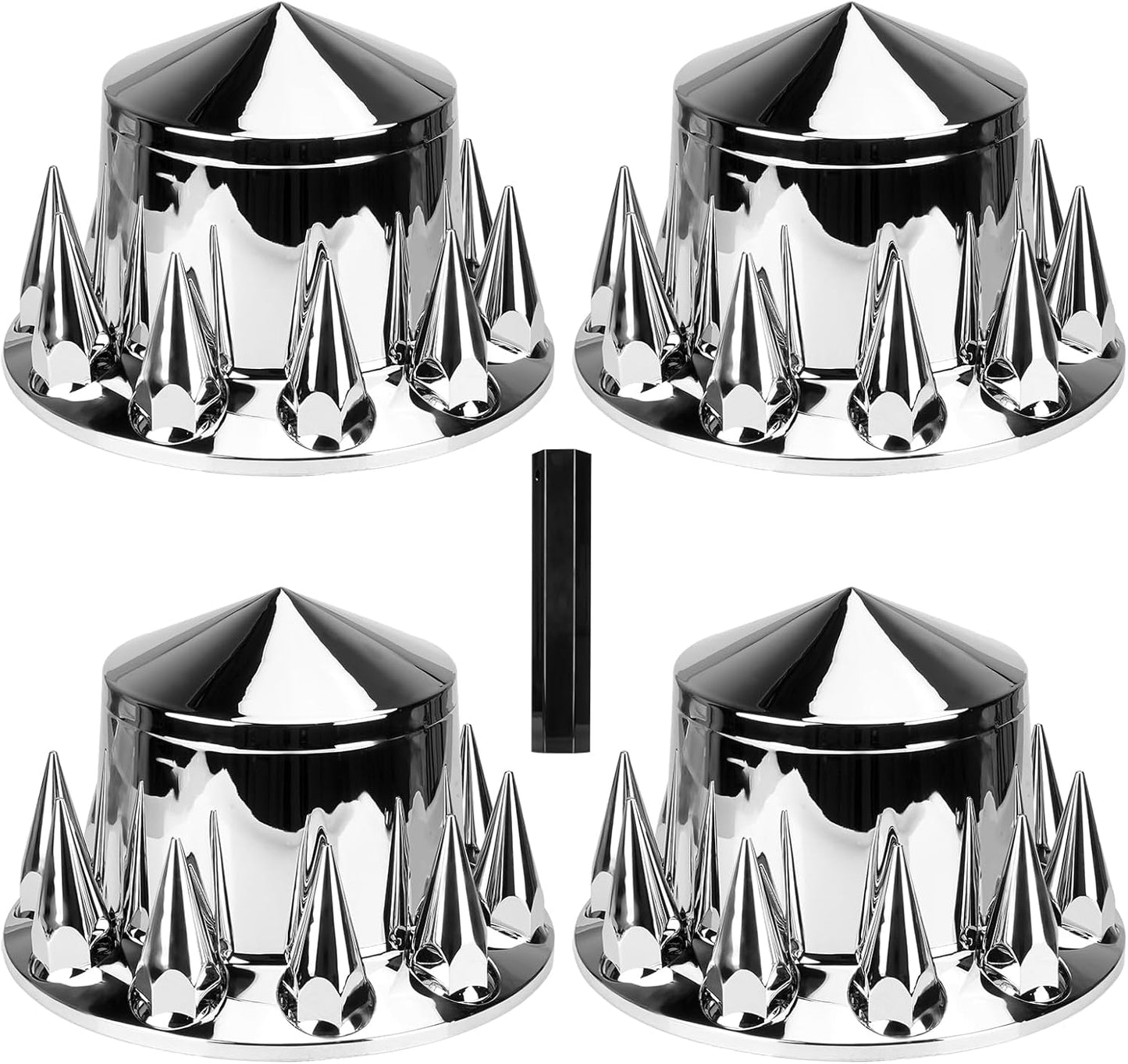 33mm ABS Axle Cover Kit with Chrome Plating for Semi Trucks