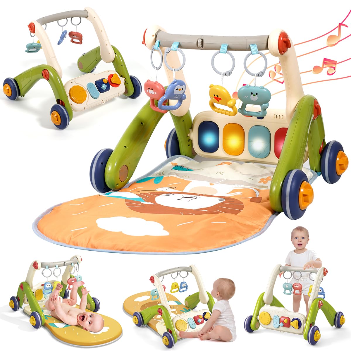 Interactive Baby Piano Gym - Stimulates Development