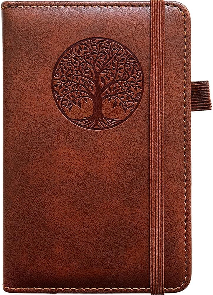 BIYUNRO Small Leather Pocket Notebook - Compact & Stylish!