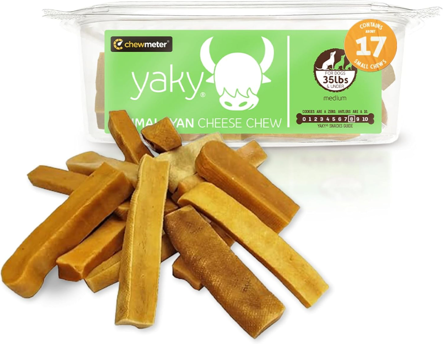 Chewmeter Himalayan Yaky Cheese Chew - Natural Dog Treats