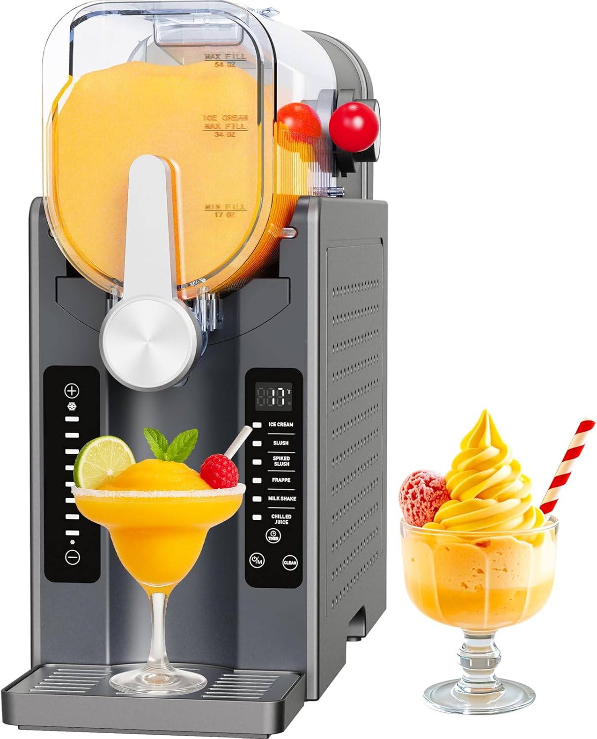 2-in-1 Slushie & Ice Cream Maker - No Ice Needed!