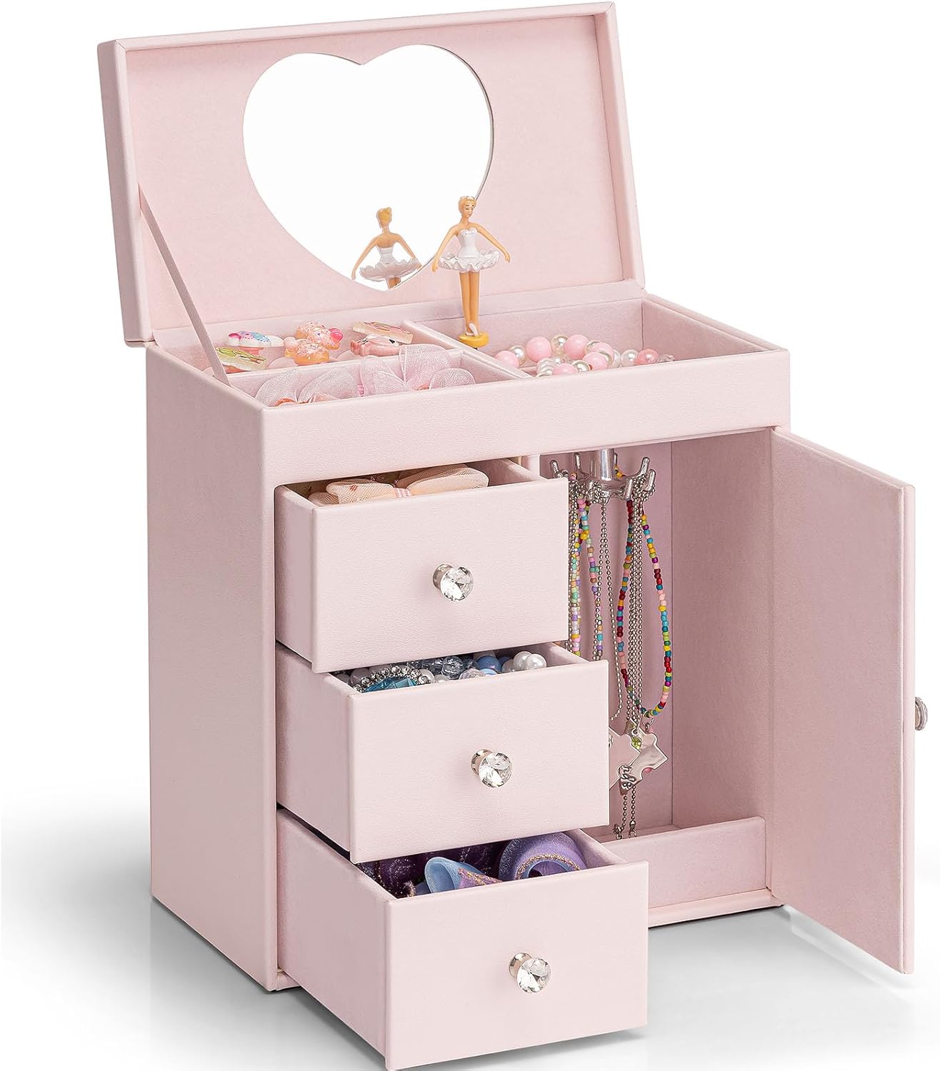 Vlando Musical Jewelry Box for Girls - Large Ballerina Gift
