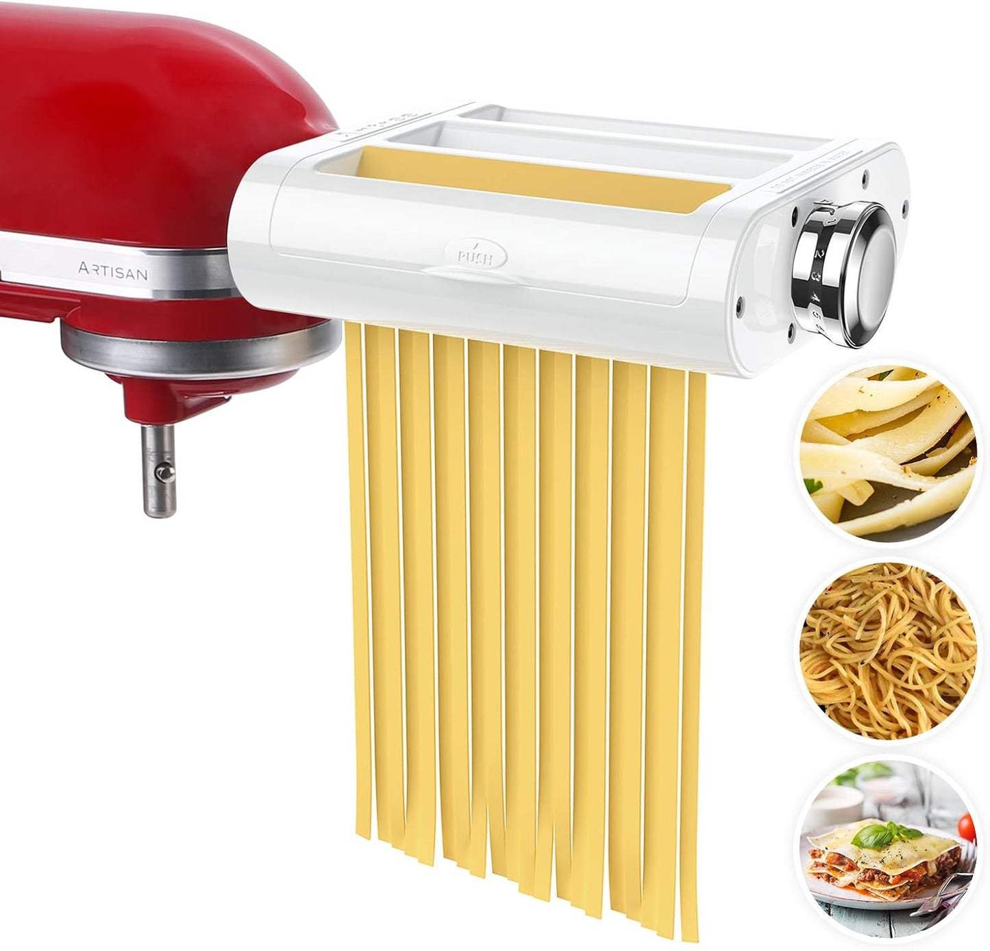 Antree 3-in-1 Pasta Maker Set for KitchenAid: Homemade Pasta Bliss