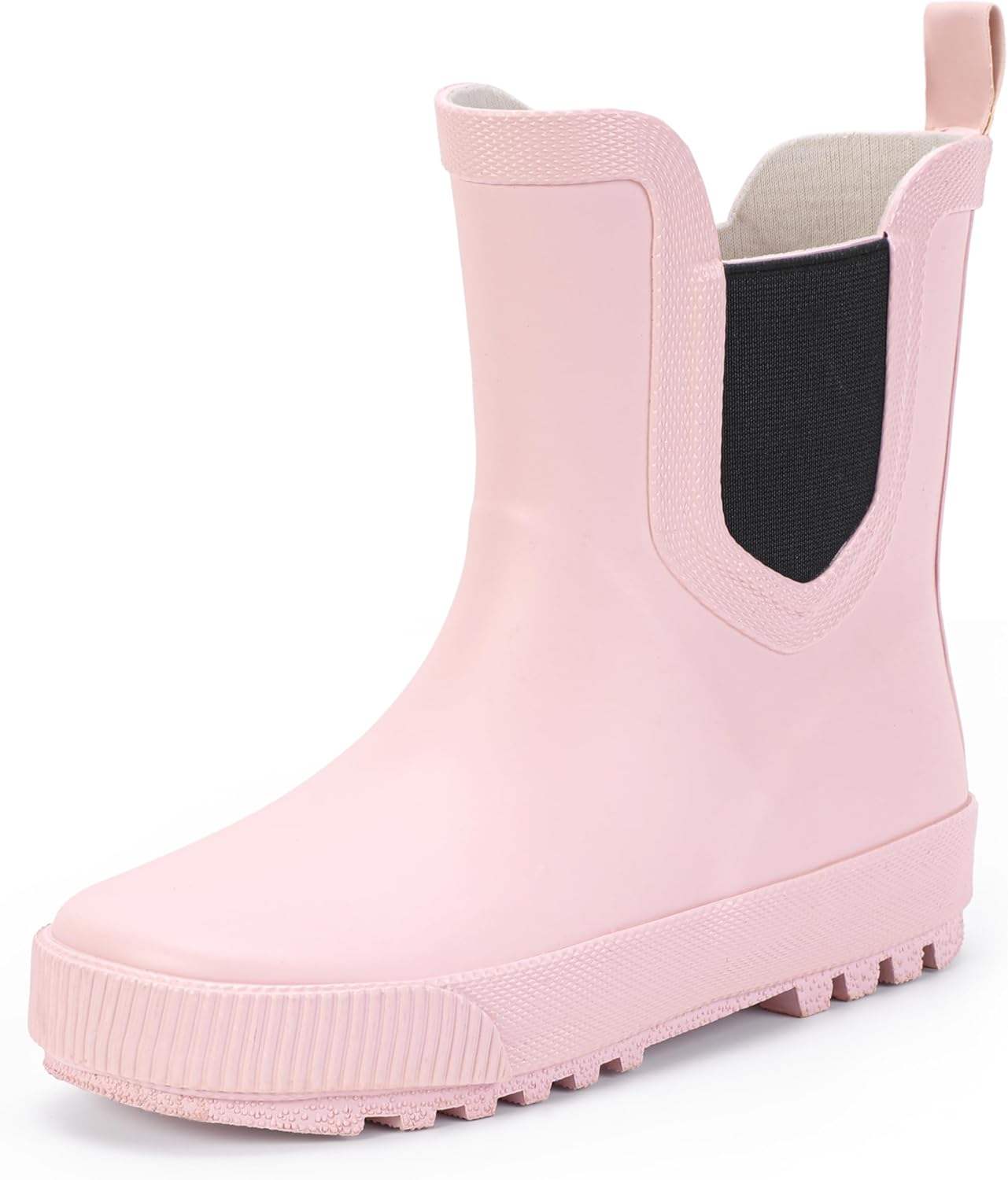 Hehainom Toddler Kids Rain Boots Waterproof Easy-on Lightweight