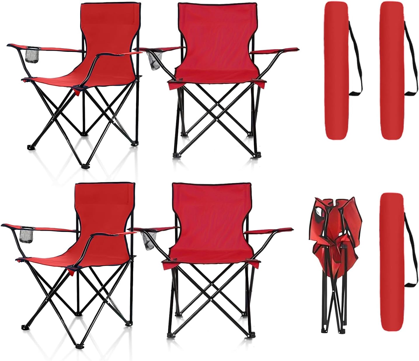 Lightweight Foldable Camp Chairs - Outdoor Comfort!