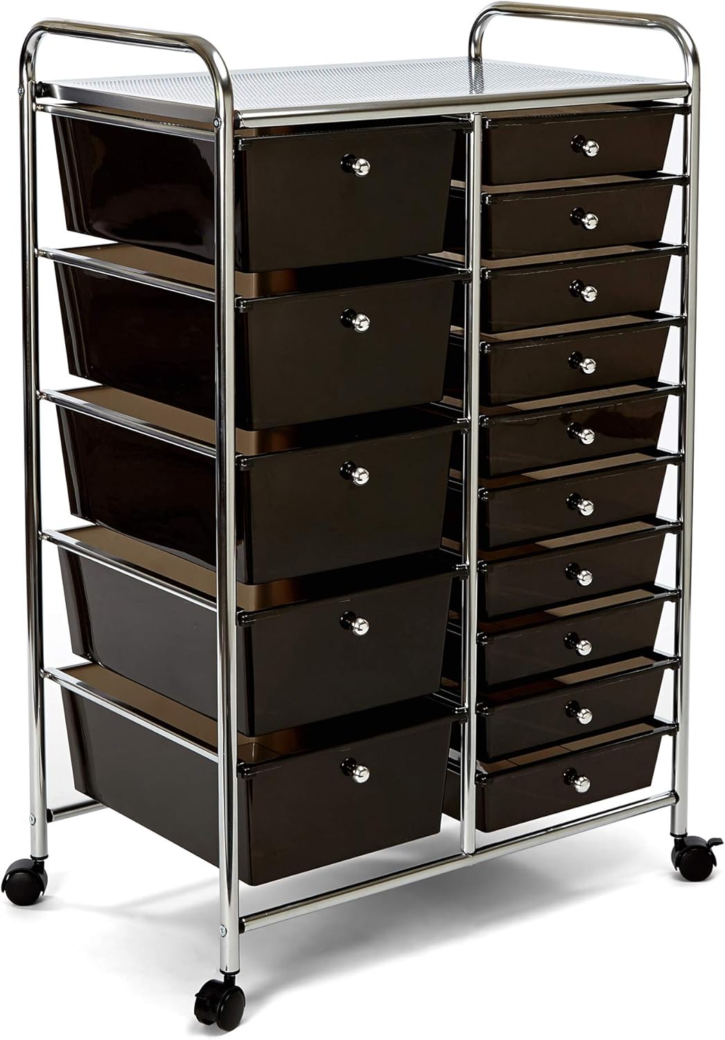 Seville Classics Rolling Utility Organizer Cart for Home Office