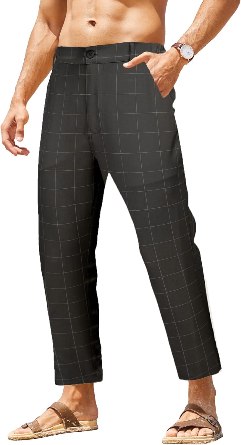 COOFANDY Men's Lightweight Casual Pants for Yoga and Beach