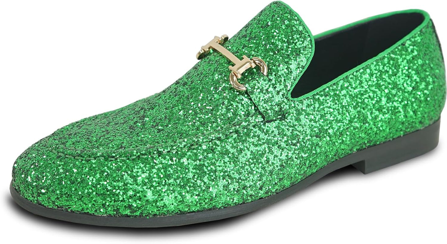 Brilliant Glitter Loafers for Men - Perfect for Prom and Weddings