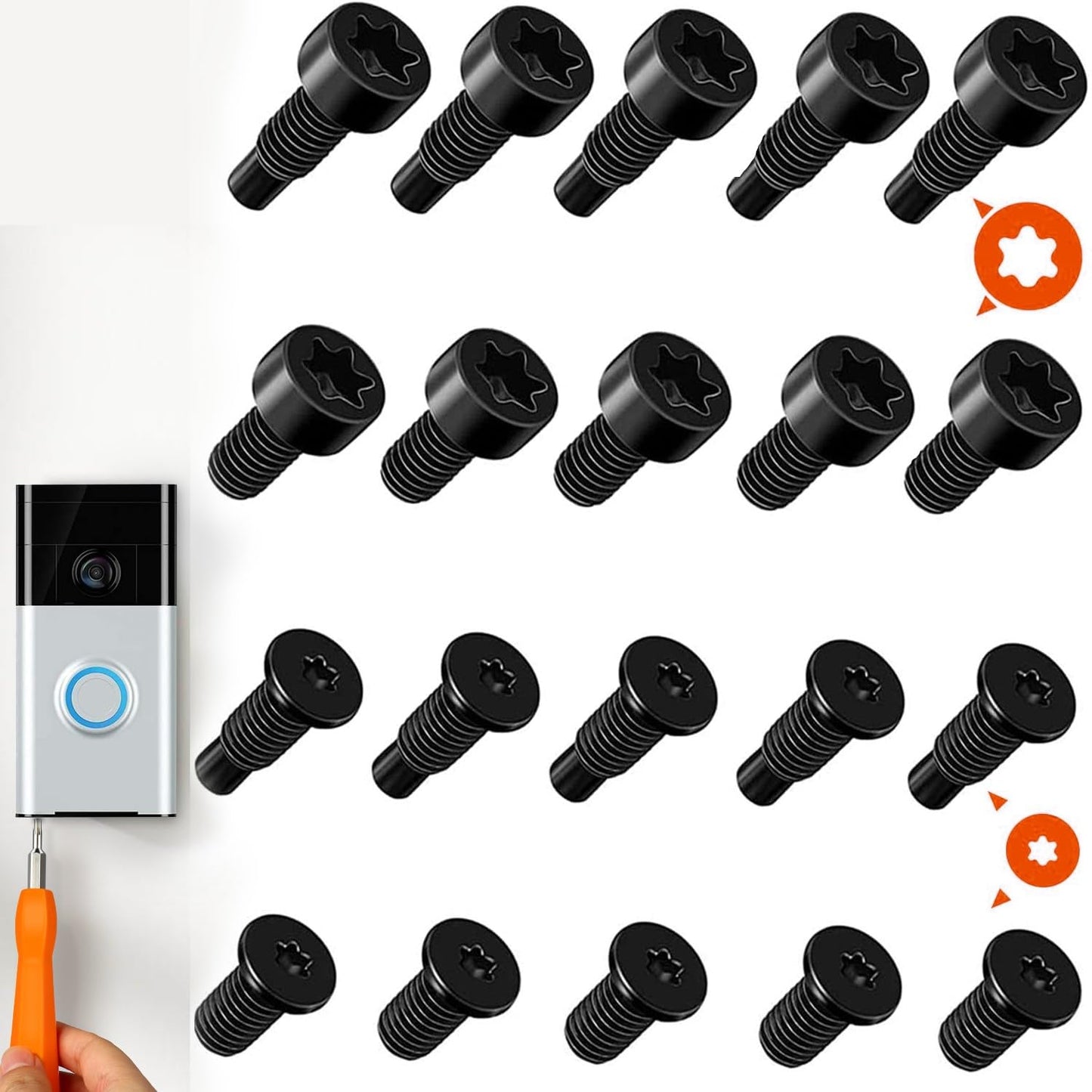 Secure Your Video Doorbell with Ring Screw Set