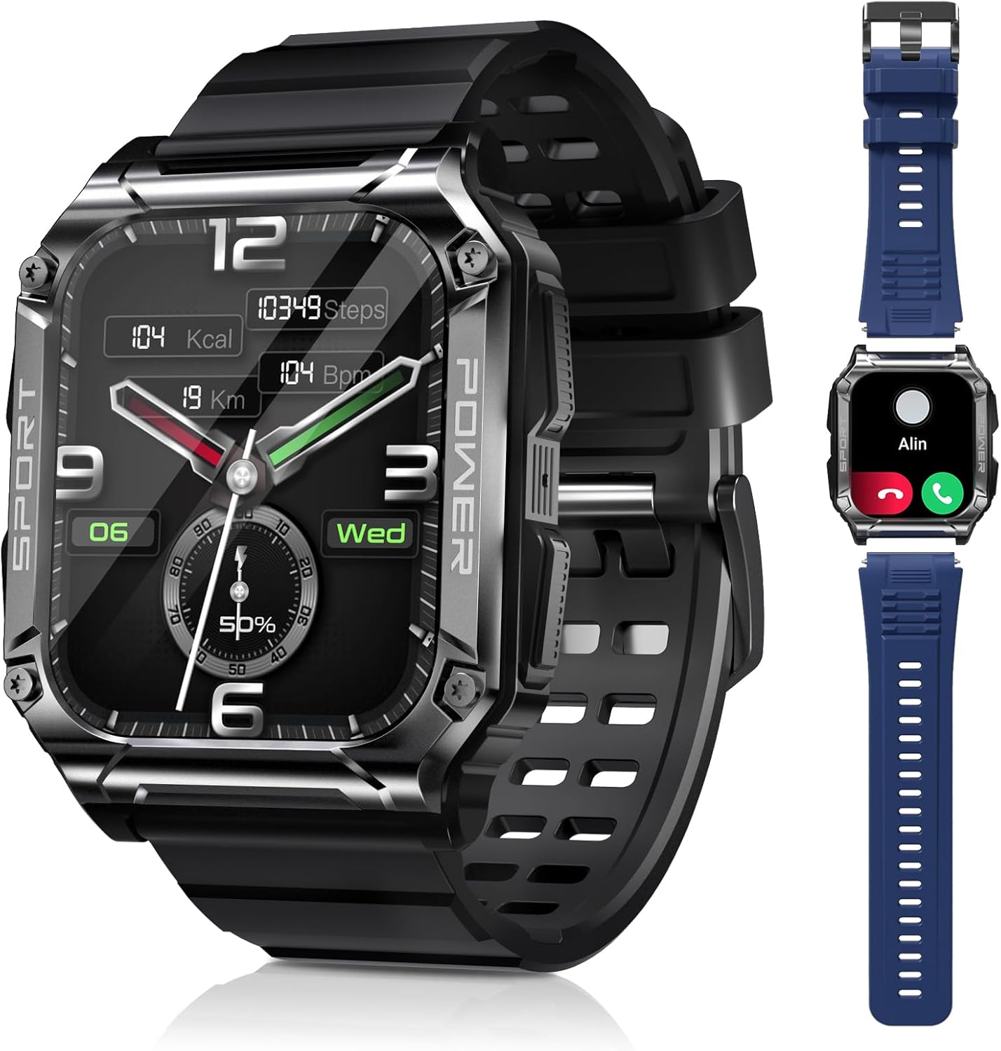 IDUDU Smartwatch: 130+ Sports Modes, HD Touchscreen