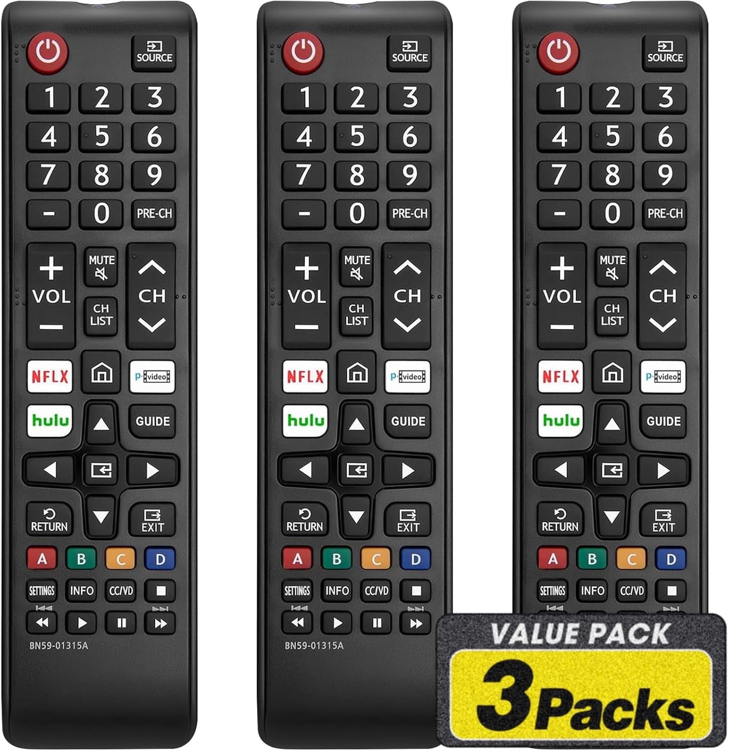 Universal Samsung TV Remote Pack