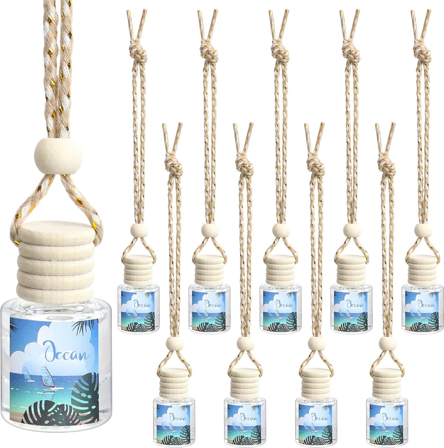Ocean Scent Car Air Freshener - Long Lasting Fragrance