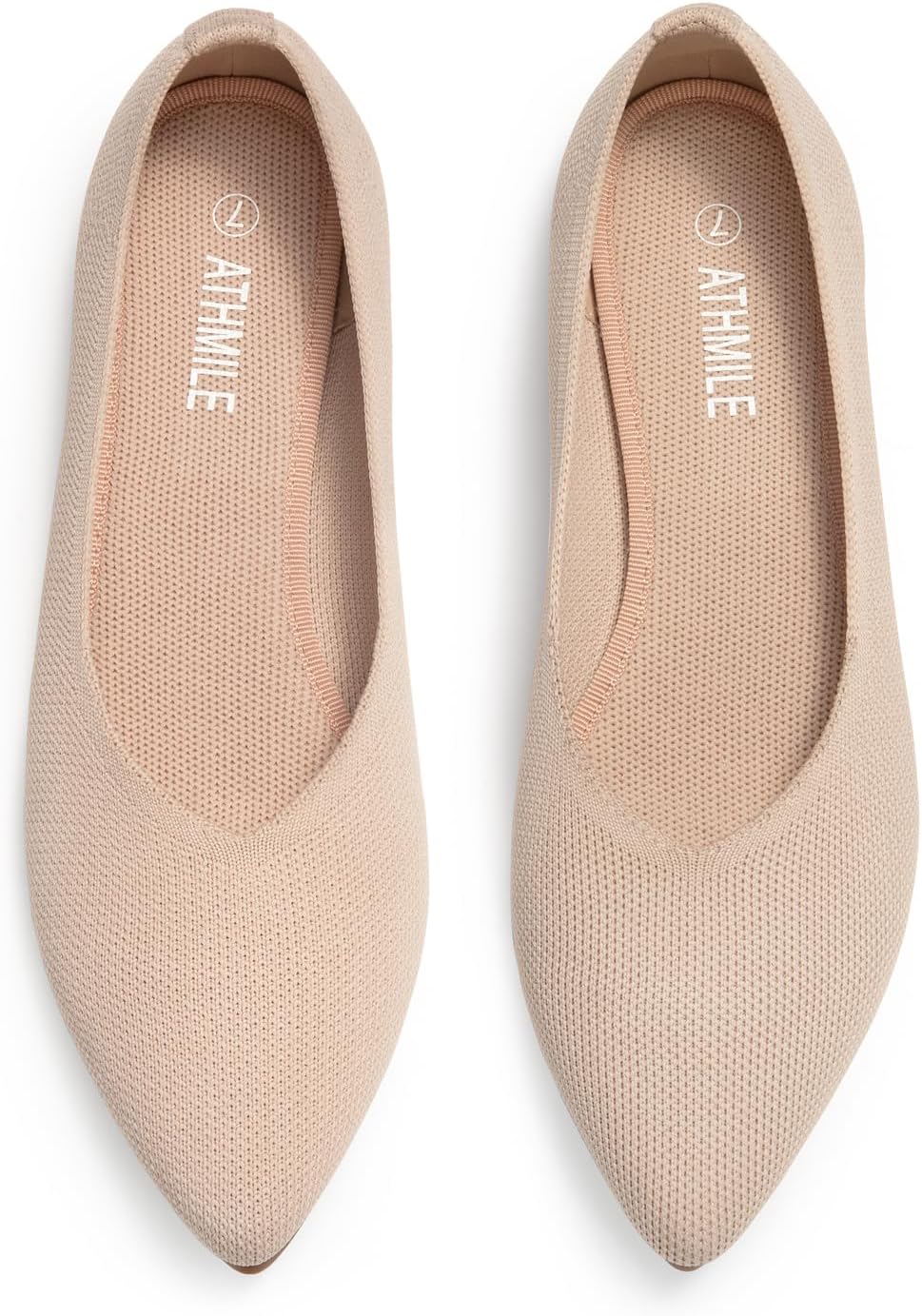 ATHMILE Pointed Toe Flats for Women - Stylish and Comfortable