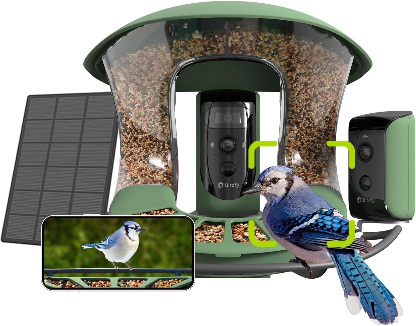 Smart Bird Feeder - Solar-Powered Birdwatching Bliss!