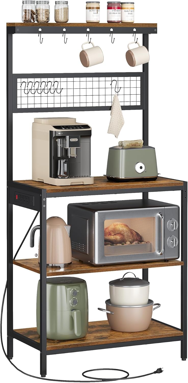 VASAGLE Bakers Rack: Kitchen Organization Bliss