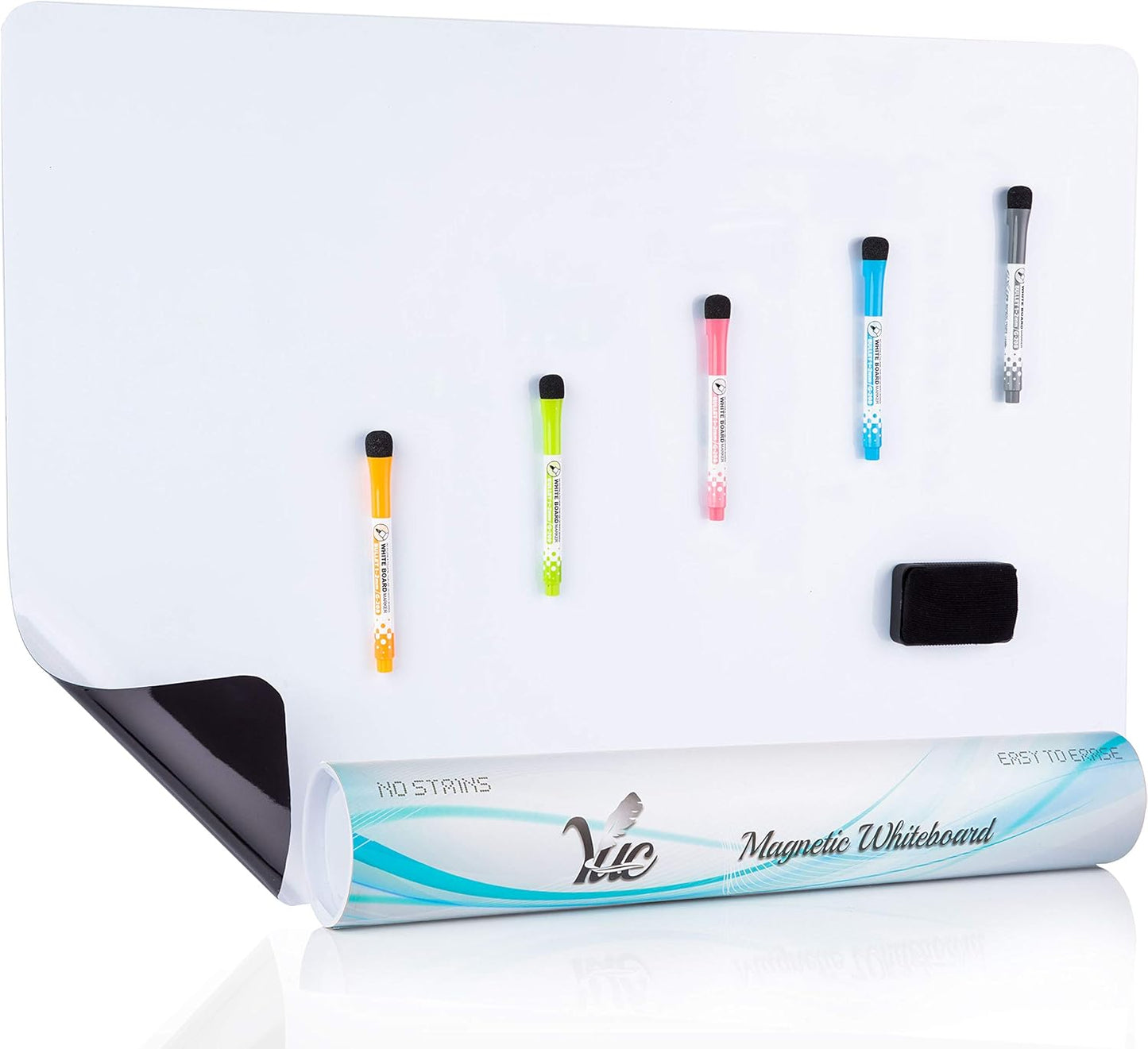 Large Magnetic Whiteboard for Fridge - 29x21 inch Dry Erase Board