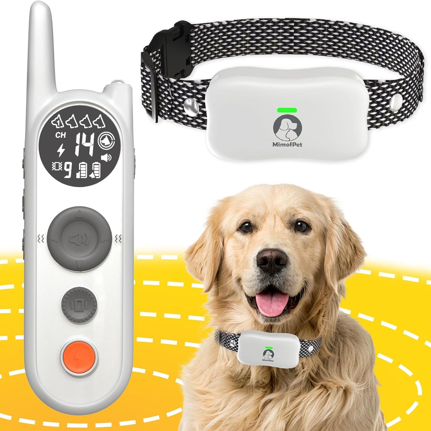 Wireless Dog Fence - 856-Acre Coverage, Waterproof, 3 Training Modes