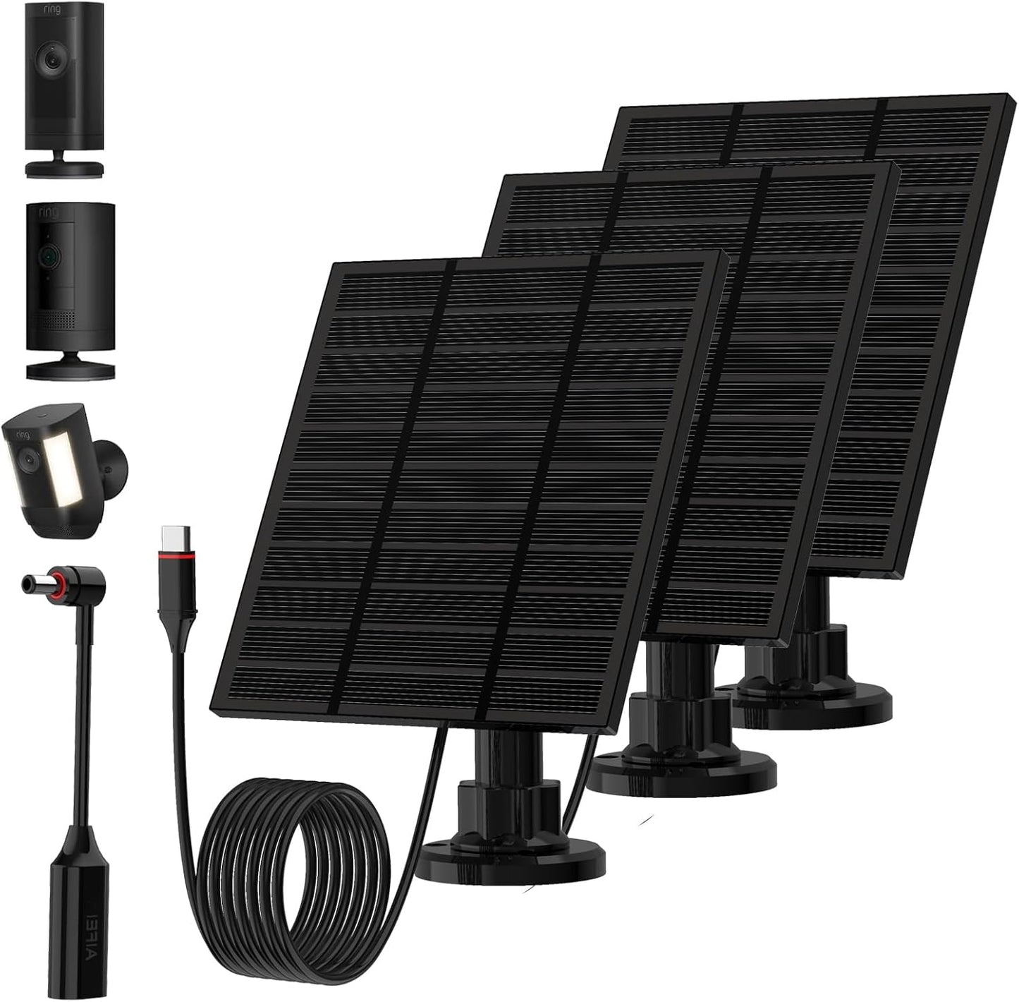 LMDTYN 5W Solar Panel for Ring Cameras and Accessories