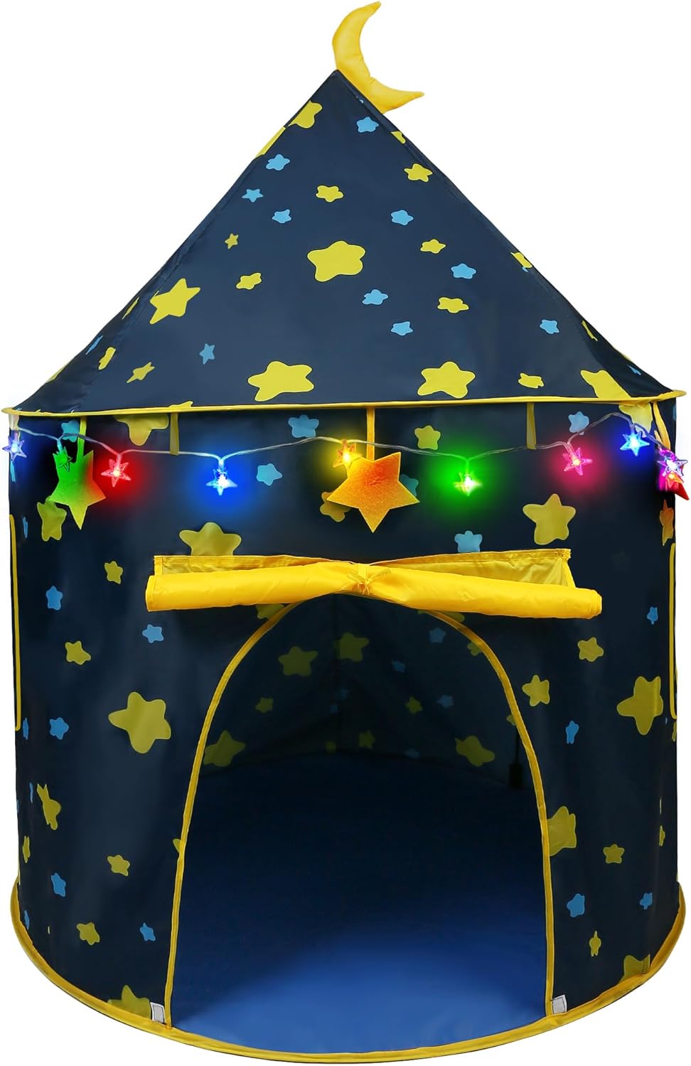 Pop Up Play Tent with Star Lights - Indoor/Outdoor Fun!