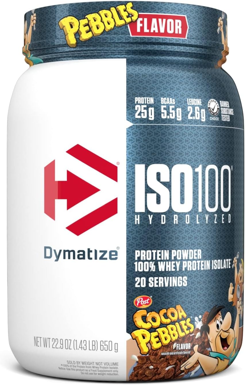 Dymatize ISO100 Whey Protein Powder Isolate for Muscle Growth