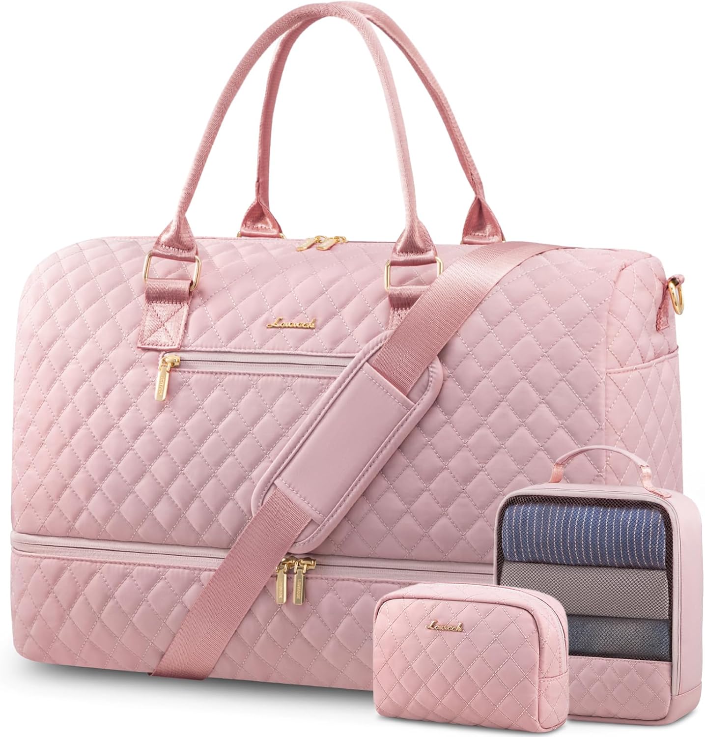 LOVEVOOK Travel Duffle Bag for Women: Versatile Weekender Set