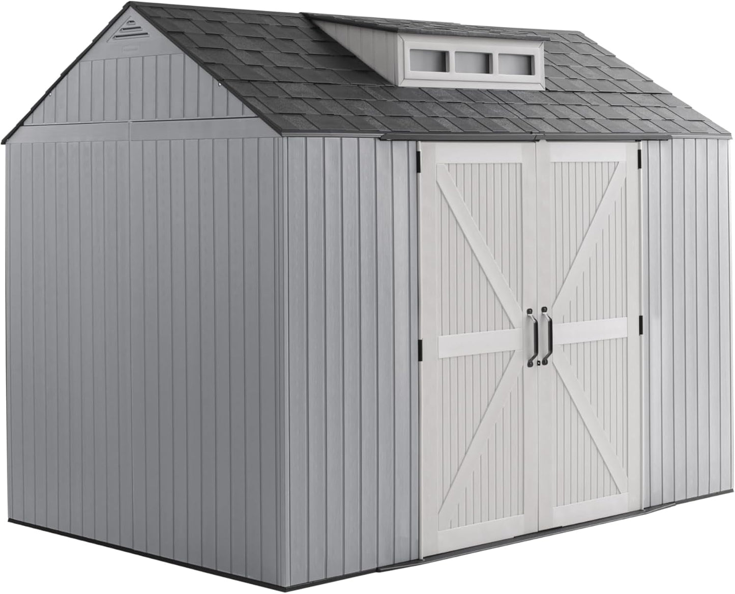 Rubbermaid Extra Large Resin Outdoor Storage Shed for Lawn Gear