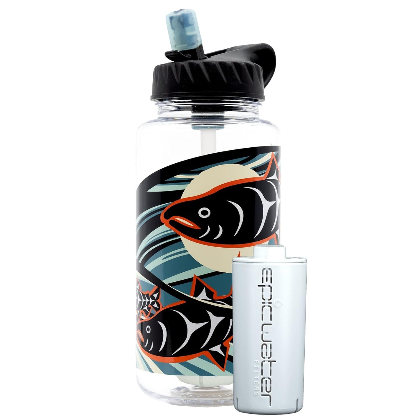 Epic Water Filters Nalgene OG Water Bottle with Dual Filters