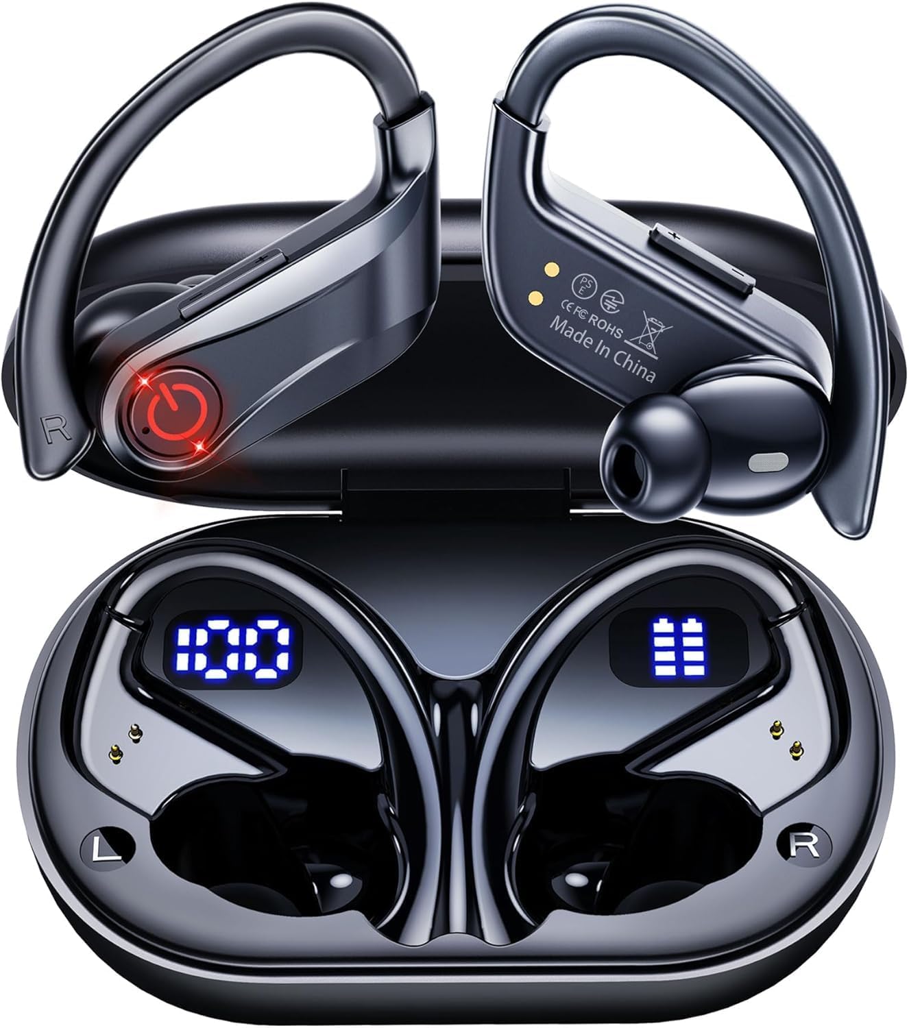 120H Playtime Wireless Earbuds by EUQQ