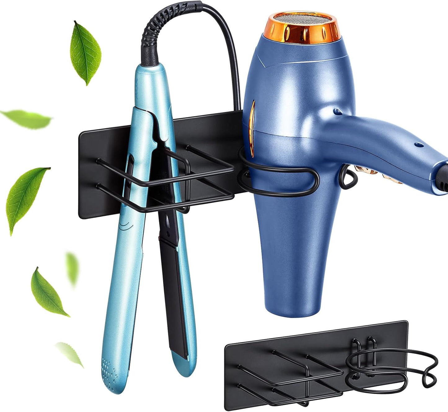 LOXSUN Hair Tool Organizer - Stylish Bathroom Hair Dryer Holder