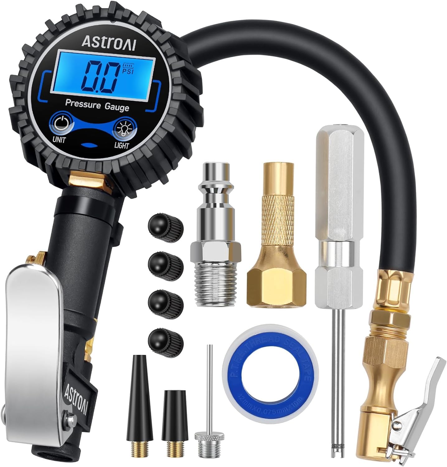 AstroAI Heavy Duty Tire Inflator - Accurate PSI Reading