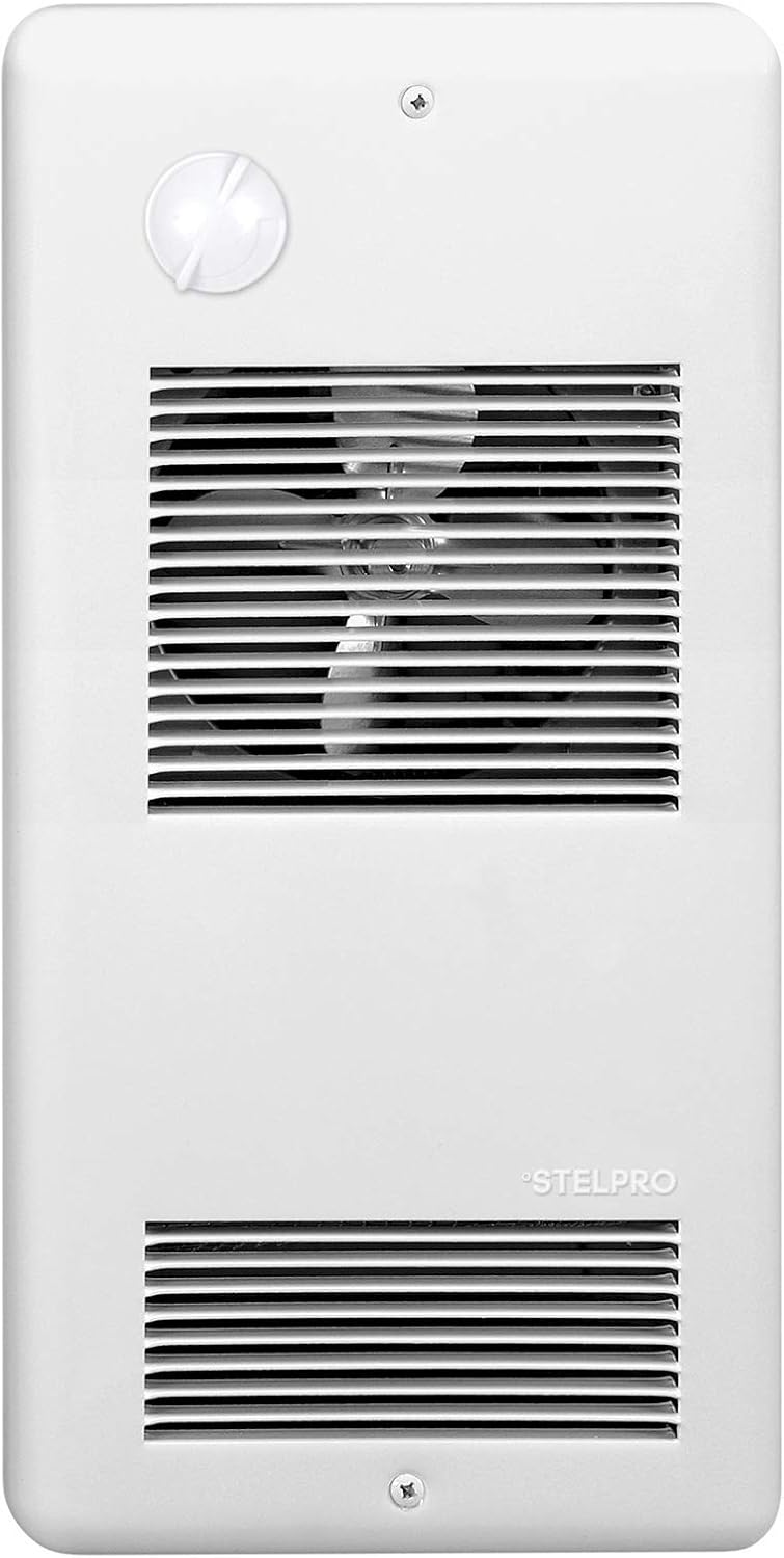 Stelpro 2000W White Electric Wall Heater - Precise Thermostat Control