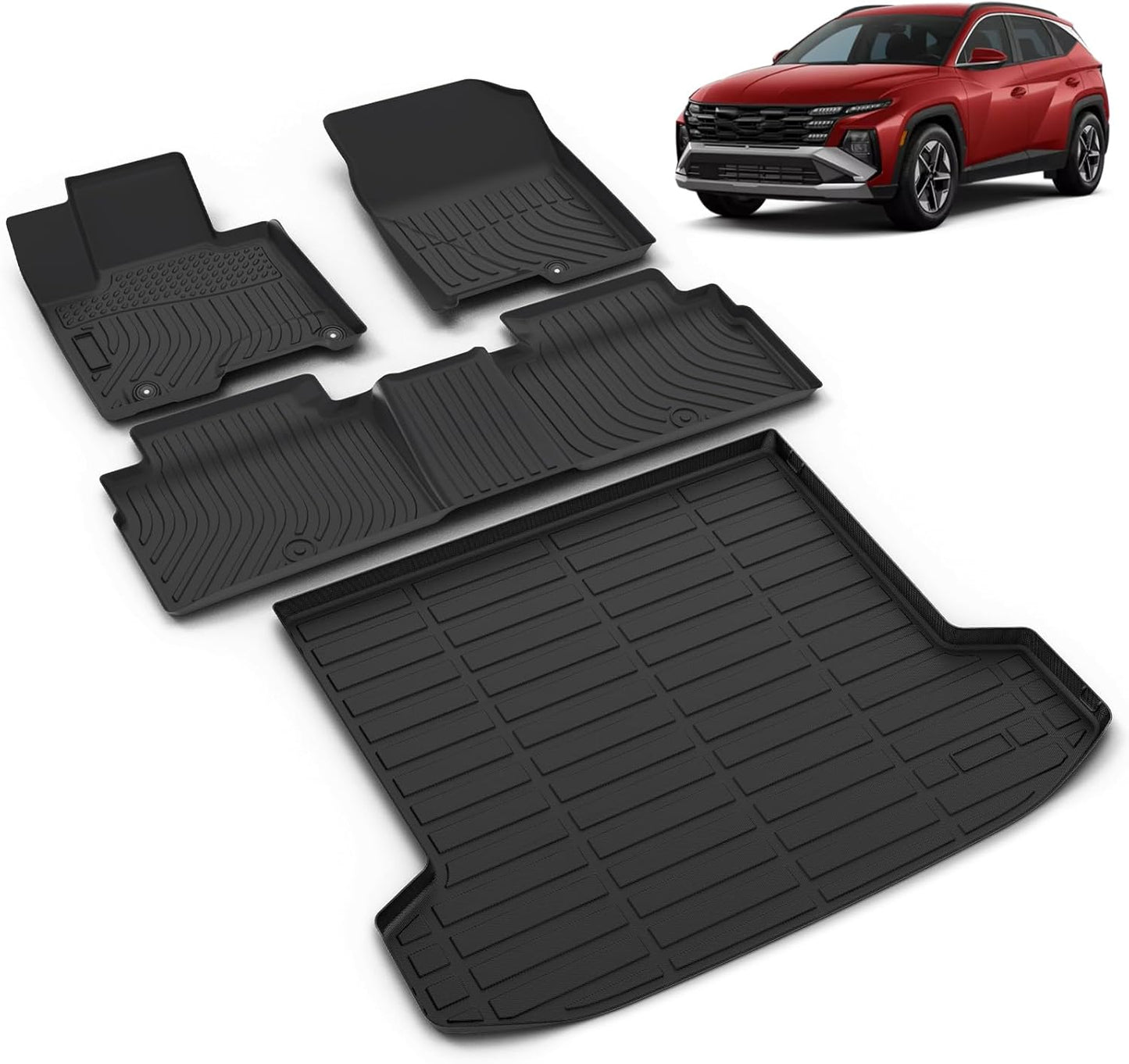 All Weather Car Floor Mats & Cargo Liner Set for Hyundai Tucson