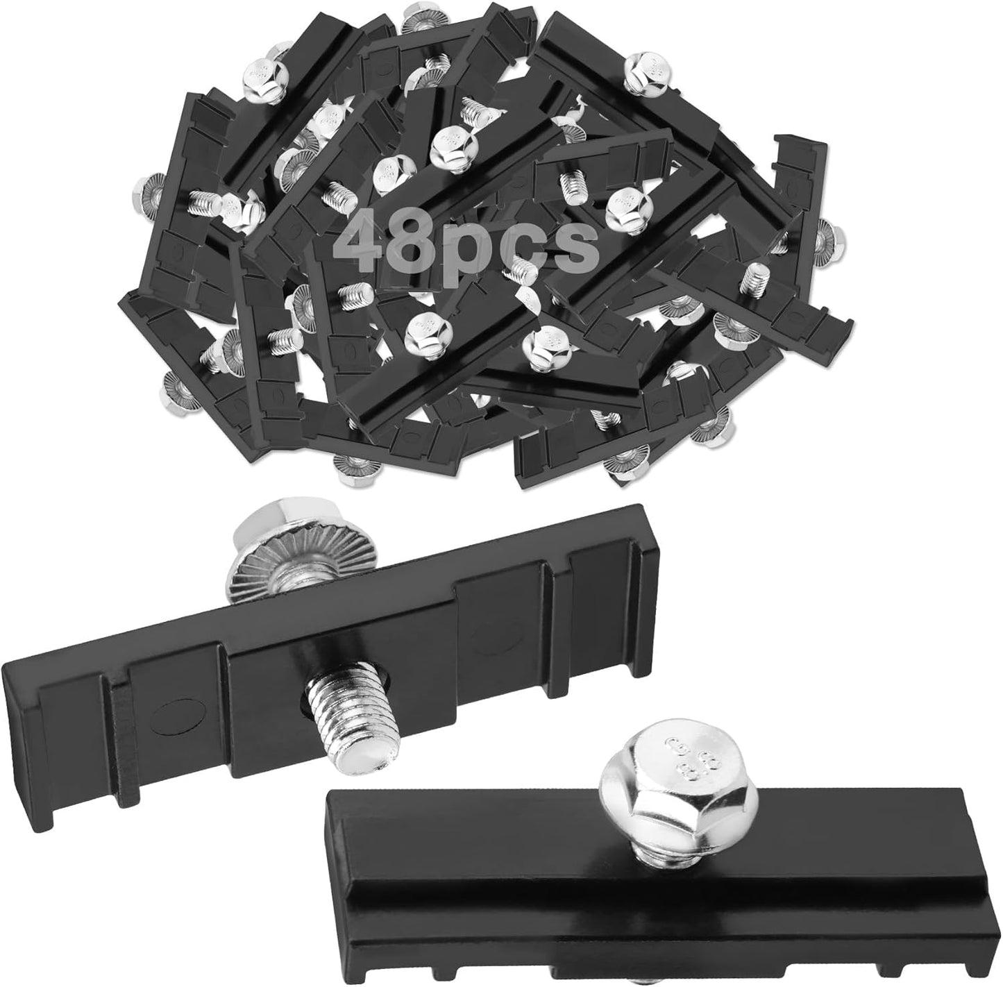 48pcs Chain Link Fence Sign Mounts for Easy Signage Installation