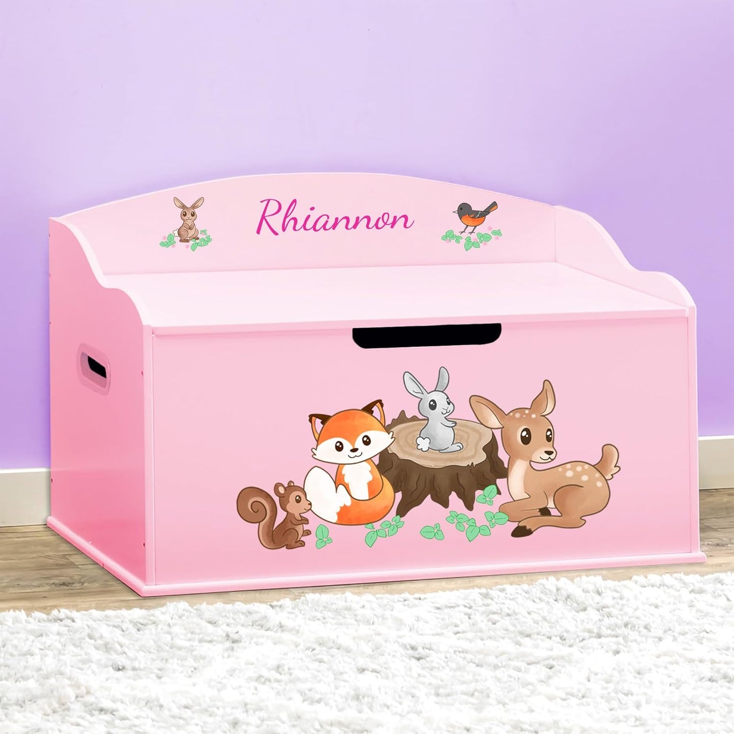 DIBSIES Personalized Creative Wonders Toy Box for Kids' Rooms