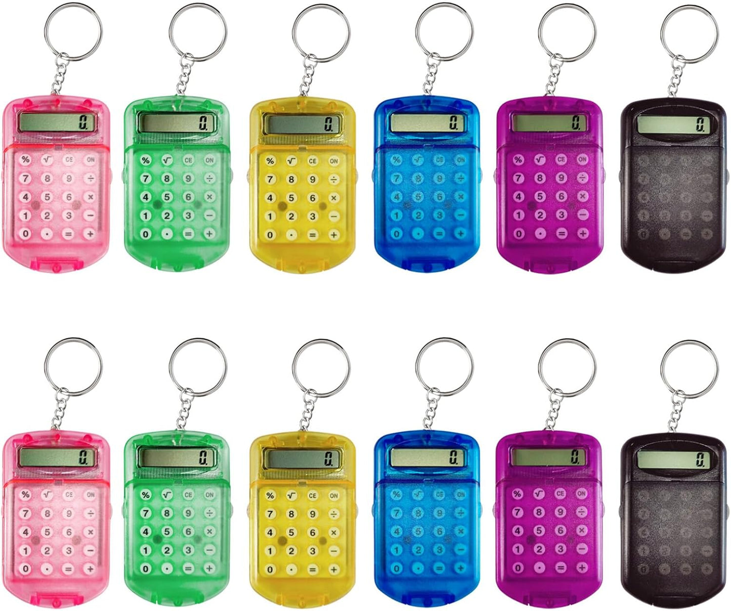 Portable Mini Calculator Keychain for Home & Office