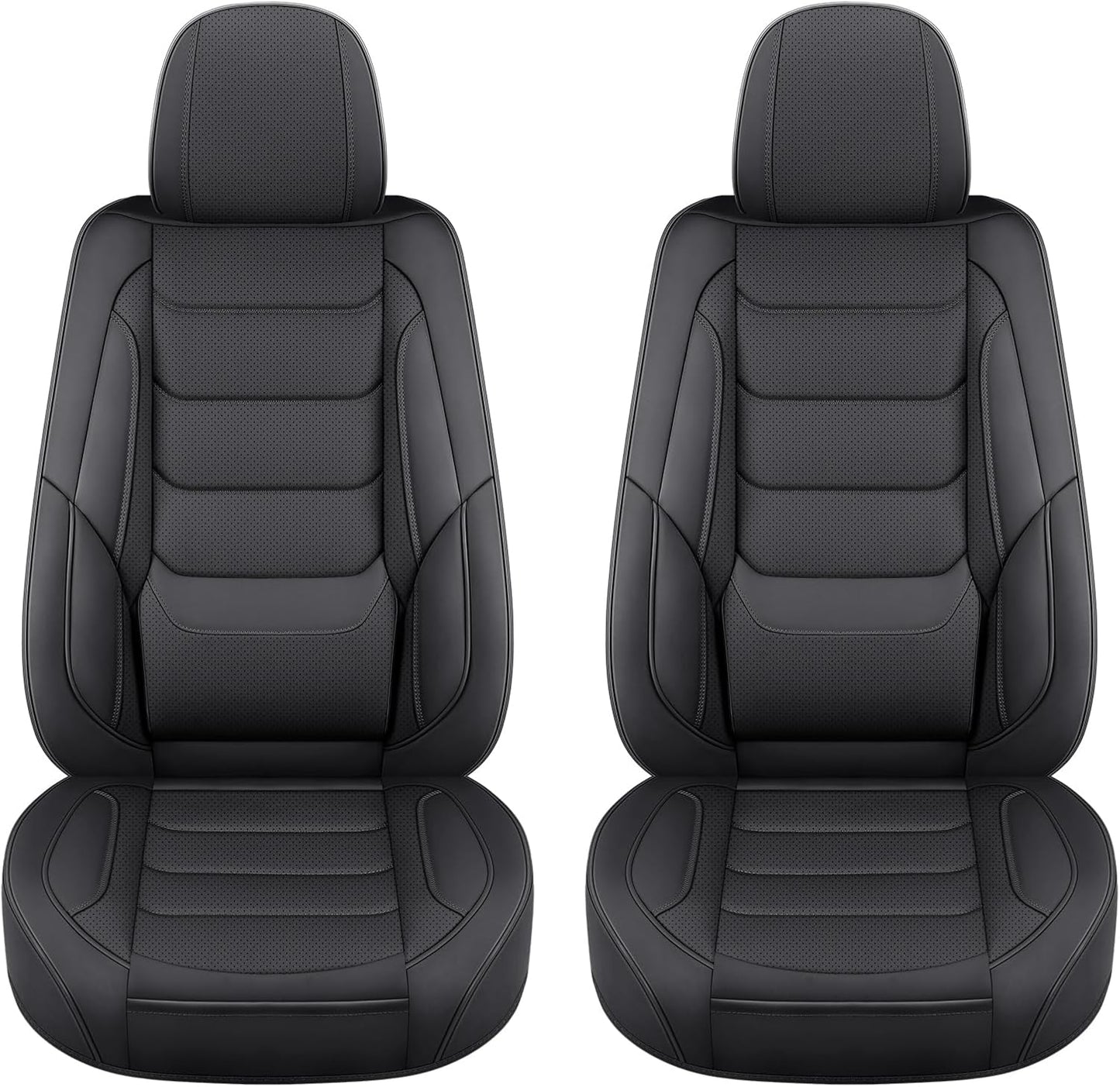 Leather Car Seat Covers Waterproof Breathable Protectors Universal Fit