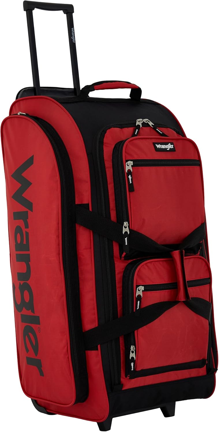 Wrangler Wesley Rolling Duffel Bag: Stylish & Durable Travel Companion