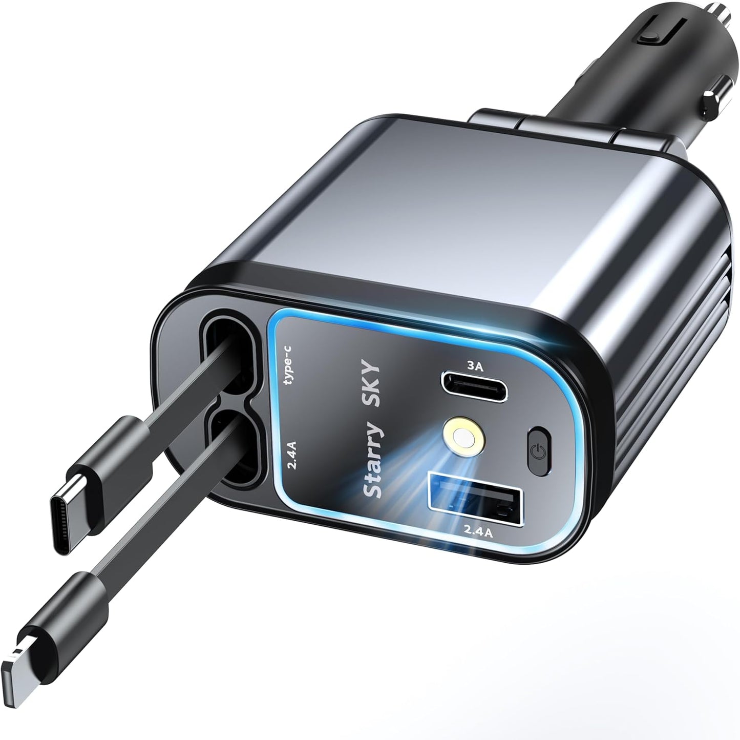 BYDA 4-in-1 Car Charger: 69W Fast Charging