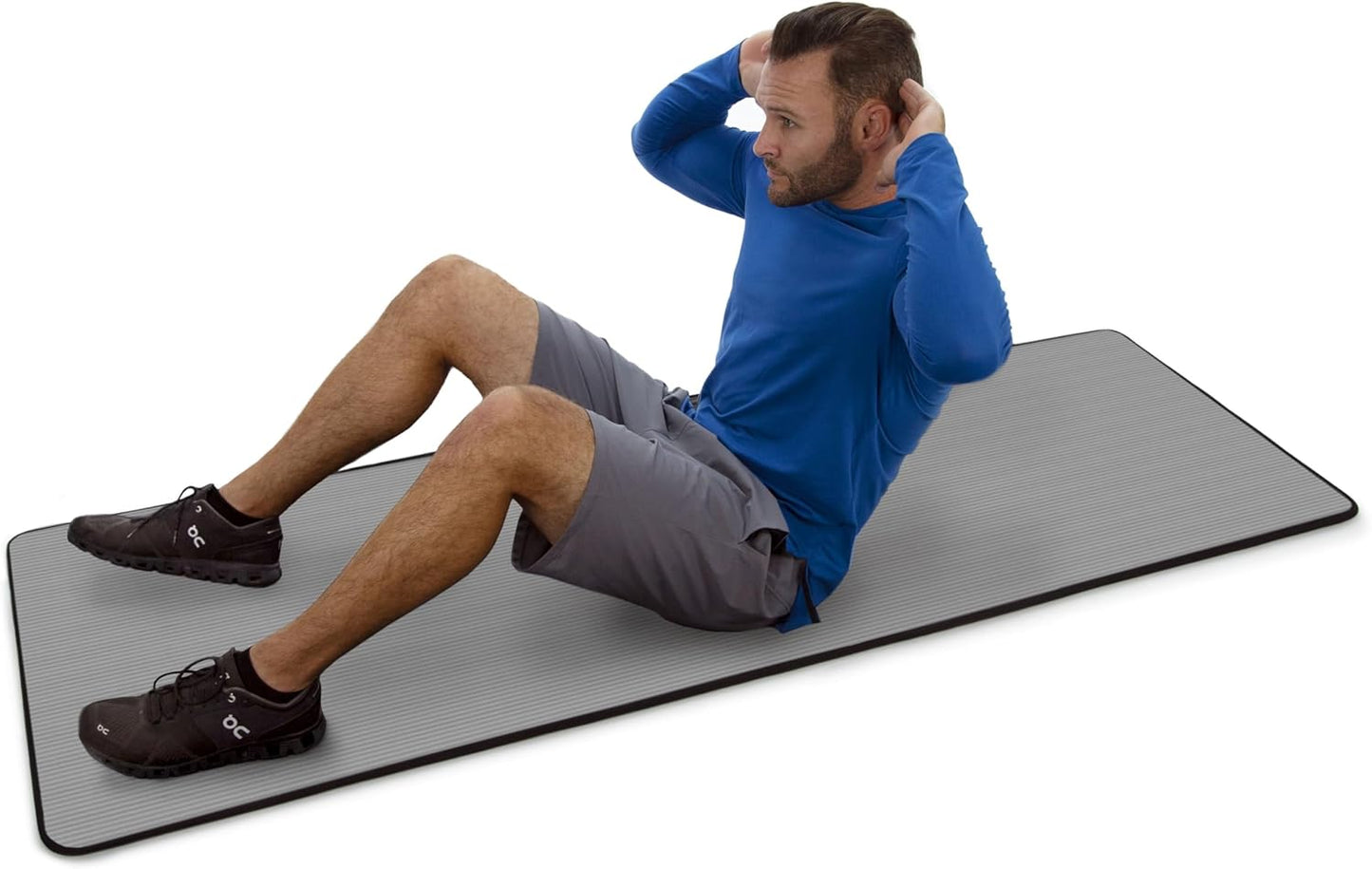 MICRODRY Deluxe Yoga Mat: Extra Thick & Odor Neutralizing