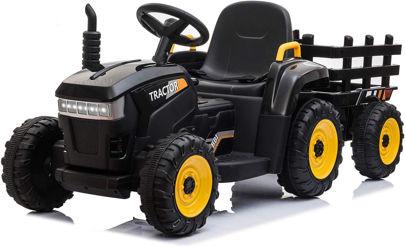 TOBBI Kids Electric Ride On Toy Tractor for Thrilling Fun