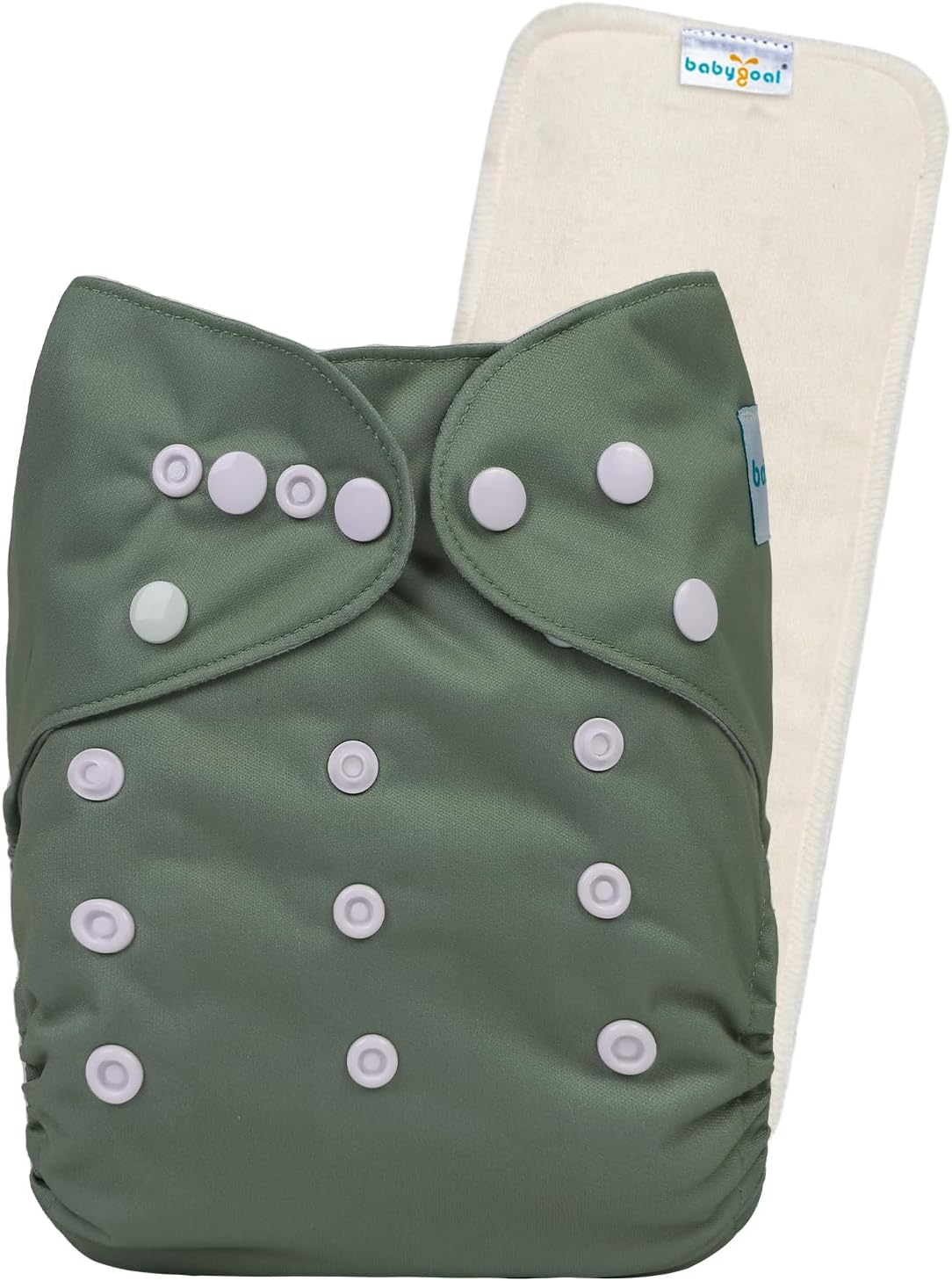 Adjustable & Washable Reusable Cloth Diaper Set for Infants 8-35lbs