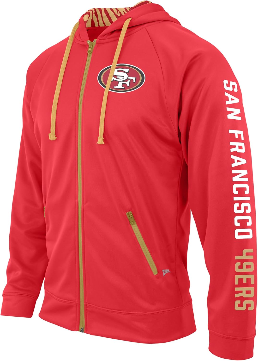 Zubaz NFL Men's Team Name and Logo Full Zip Zebra Hoodie Review